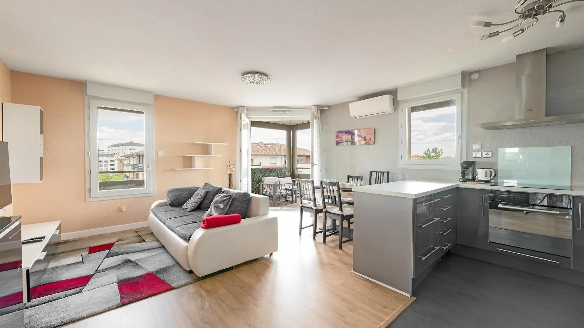 T3 - 2 Places De Parking - Balcon - Climatisation Toulouse France
